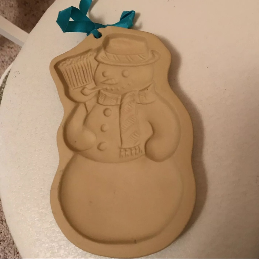 Brown Bag Cookie Mold Snowman 1989